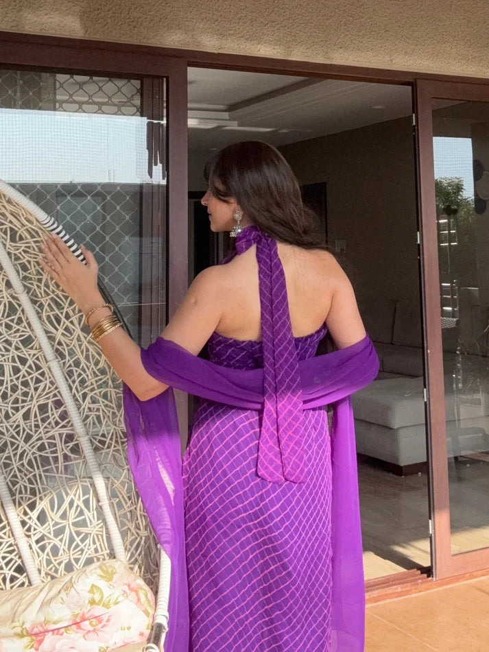Amethyst Leheriya Suit Set