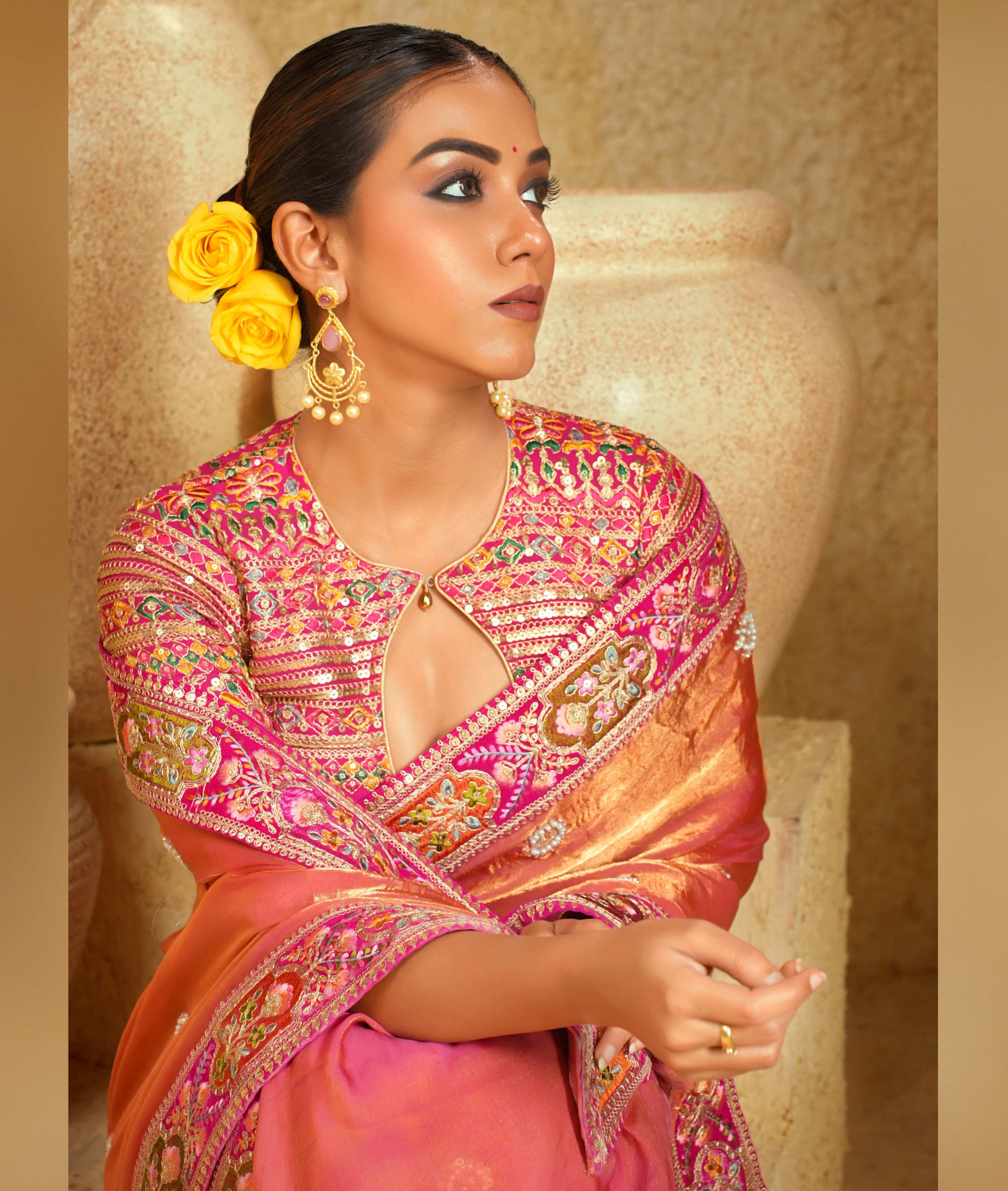 Festive wear blouse