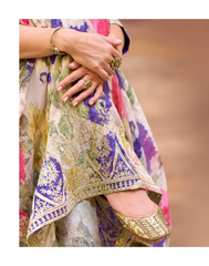 Chinnon Silk Embroidered Salwar Suit