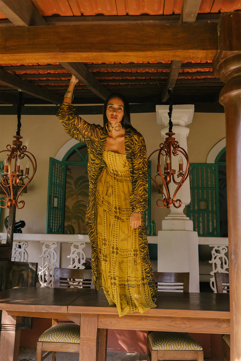 Women's Short Chiffon Lola Tier Dress