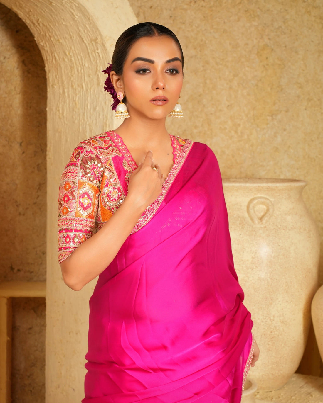 Festive wear saree set