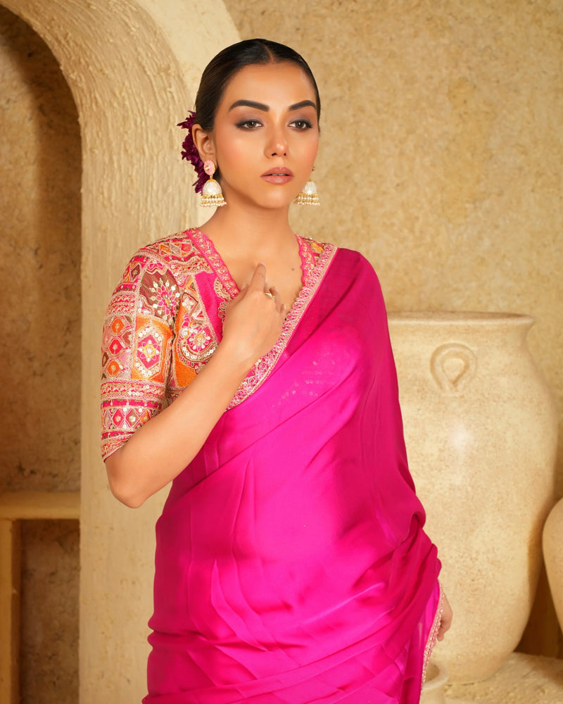 Festive wear saree set