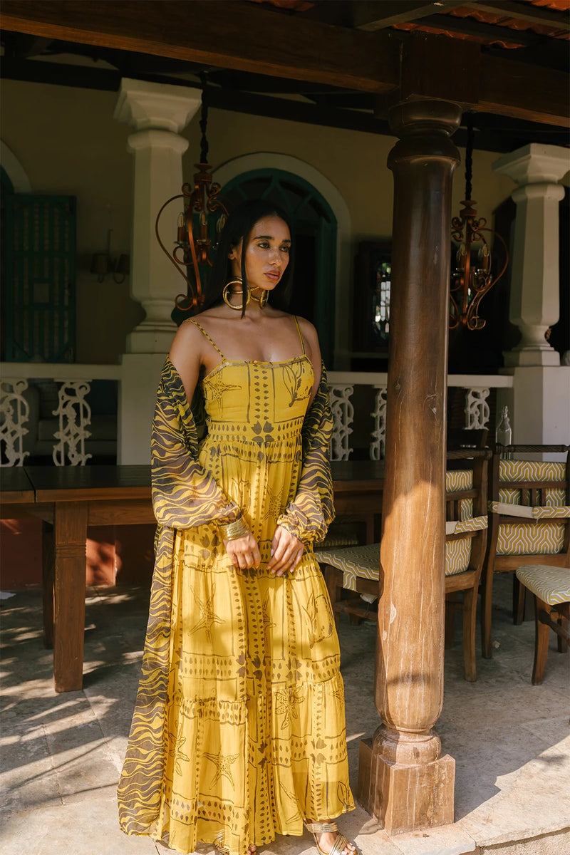 Women's Short Chiffon Lola Tier Dress