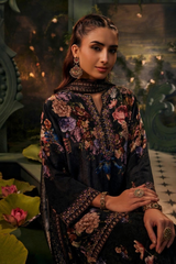 Gulnaar Black Printed-Sharara Set