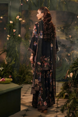 Gulnaar Black Printed-Sharara Set