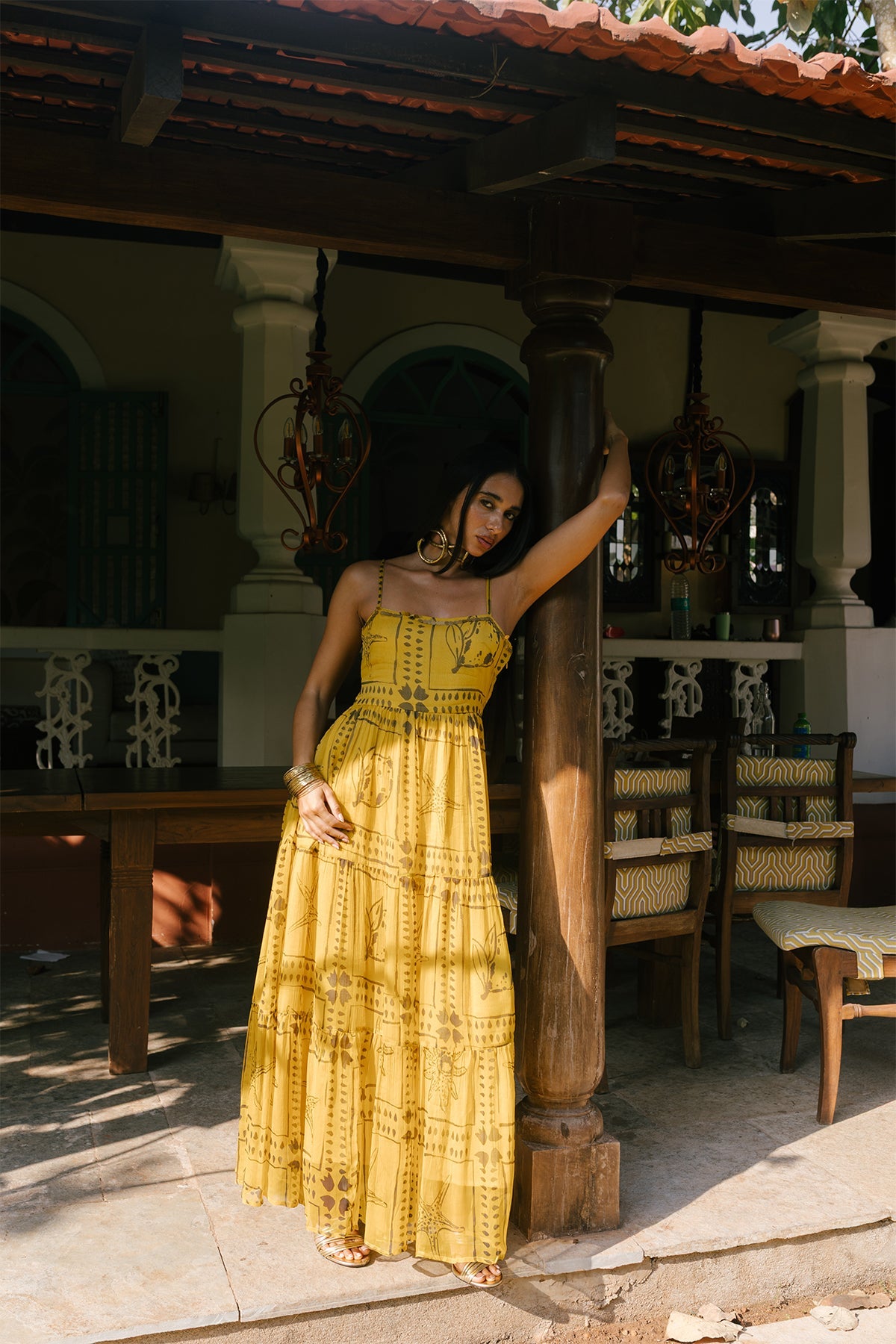 Women's Short Chiffon Lola Tier Dress