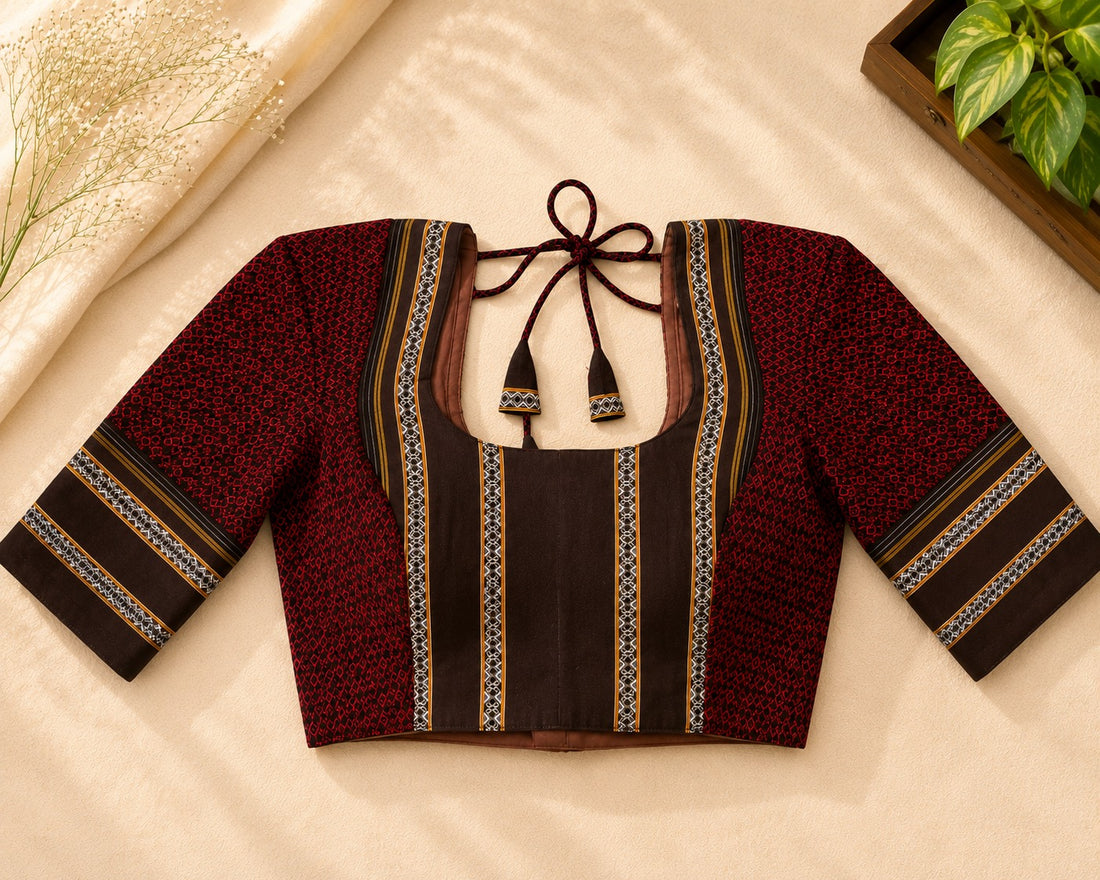 Khun Contrast Blouse
