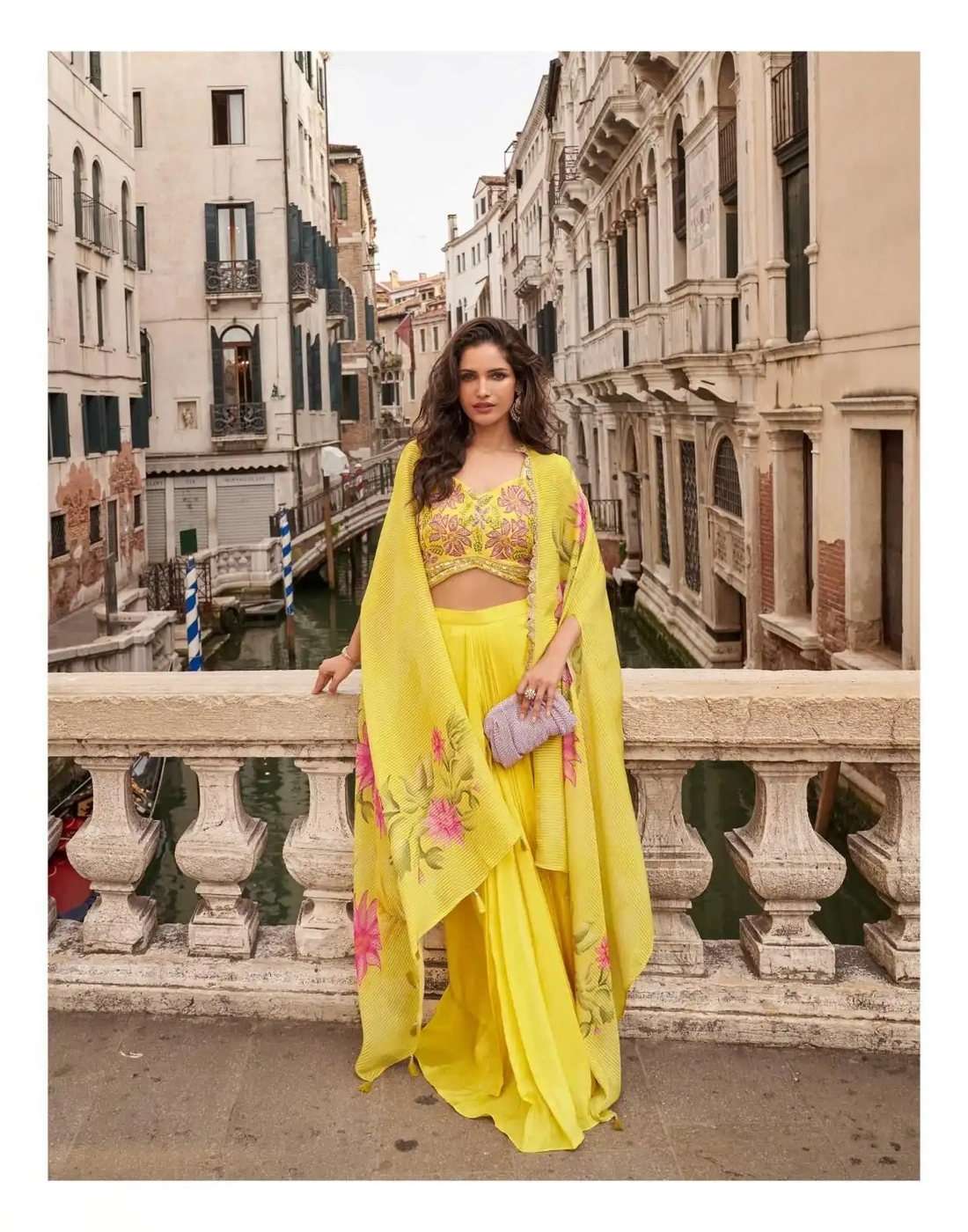Chinnon Silk Embroidered Western Set