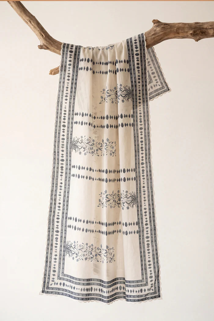 Ikat Printed Lawn Cotton Co-ord Set with Farsi Pants
