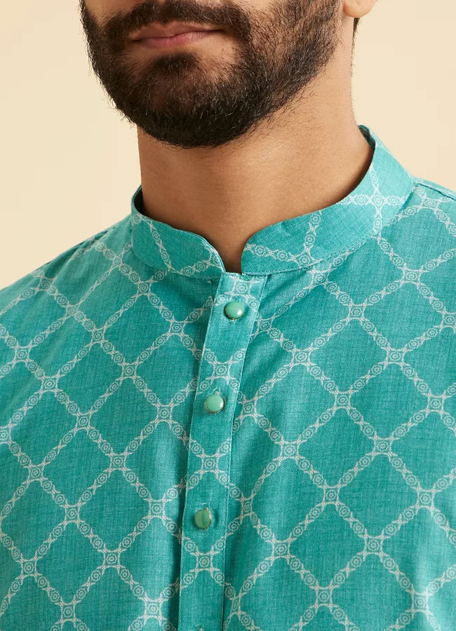 Haldi Rekha Printed Kurta