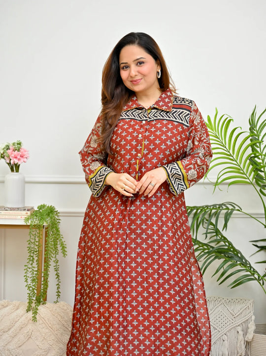 Kashvi Heritage Chanderi Kurta Set