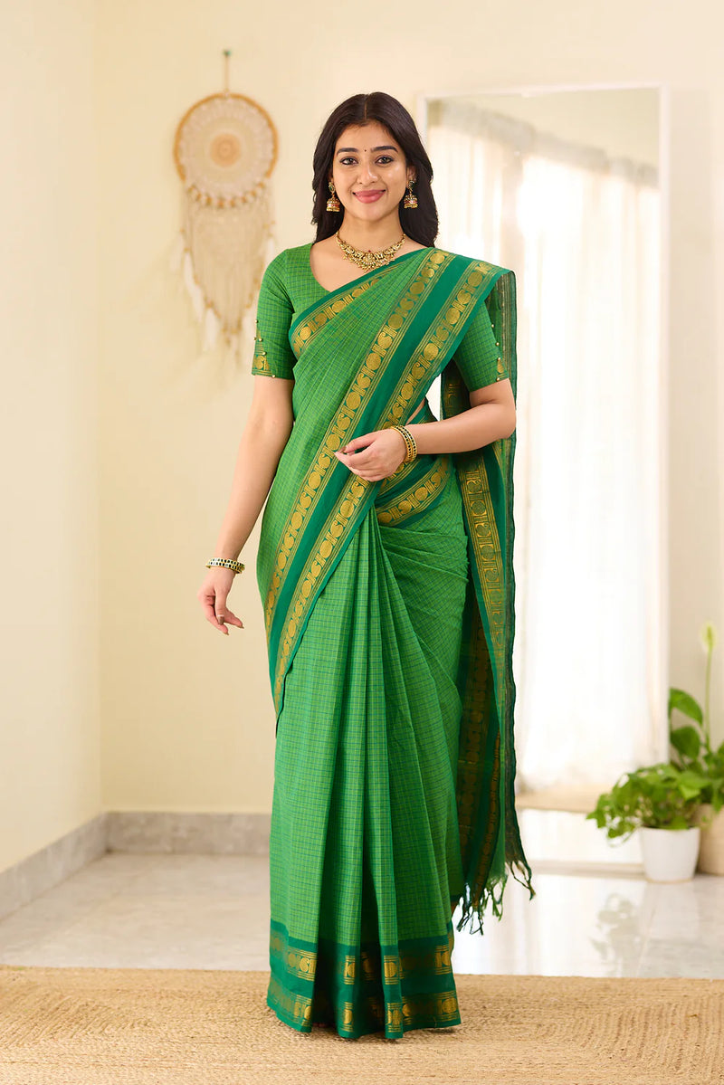 Heritage Kandangi Chettinad Cotton Saree