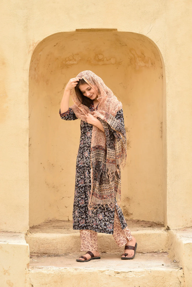 Bagru Mehr Cotton Suit Set