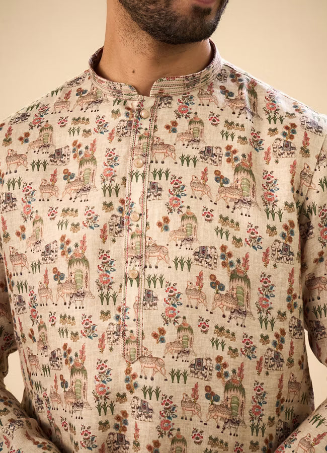 Cotton Splendor Mens Kurta