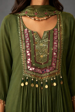 Panna Jharokha Embroidered Kurta Set