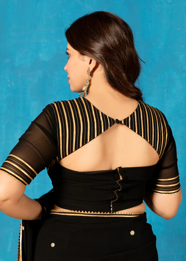 Cheri   Embroidered Saree with Blouse