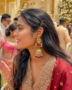 Mrigakshi Pearl Drop Jhumkas