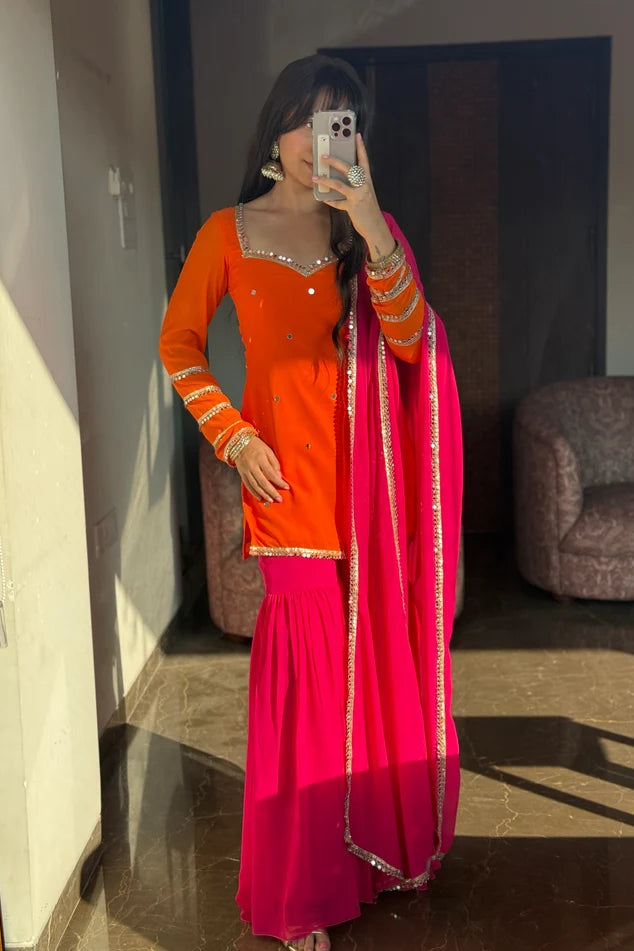 Mehrunisa Sharara Suit