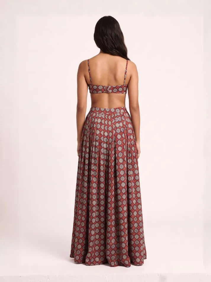 Rangmahal Printed Skirt Set