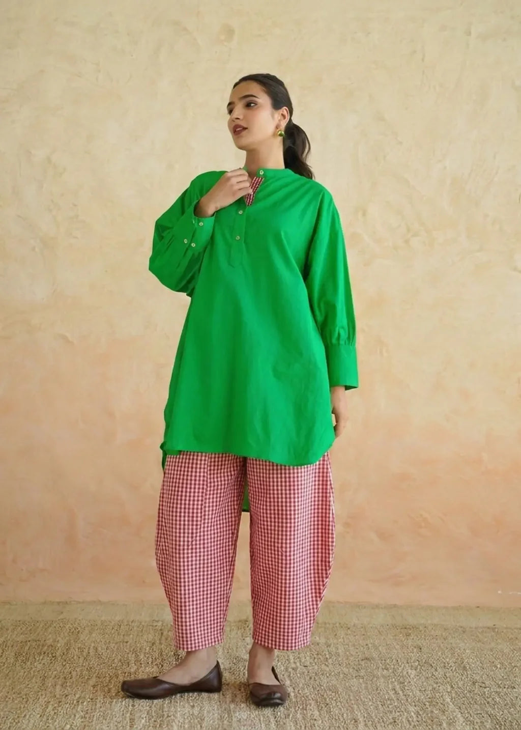 Tulsi Noor Striped Cotton Co-Ord Set