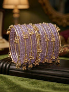 Rani Gulabo Ghungroo Bangle Set