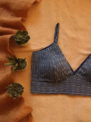 Classic Cotton Padded Hook Blouse