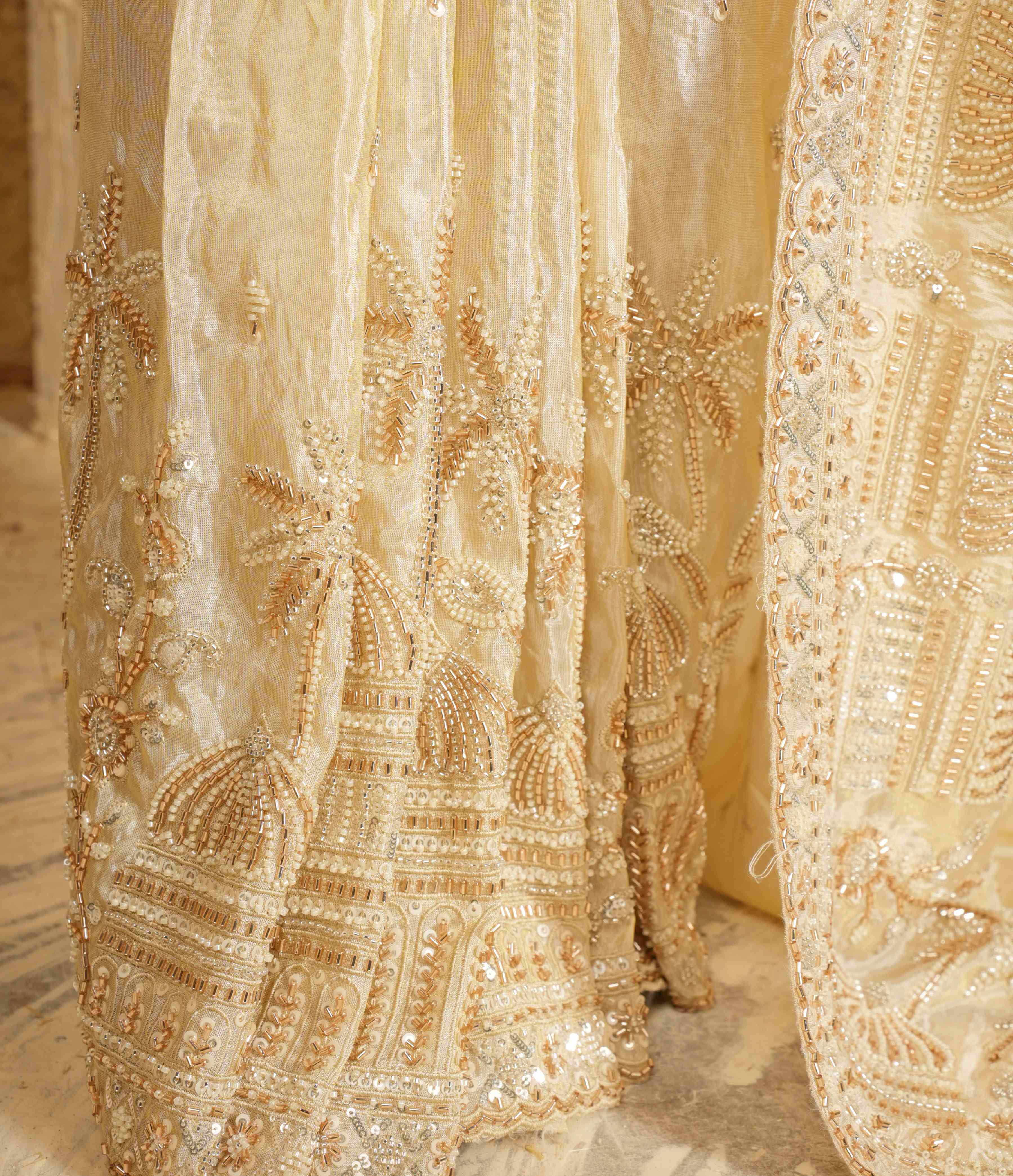 Ivory Idol Saree