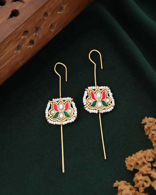 Antara Designer Ear-Cuff Earrings- By Reet Lifestyle