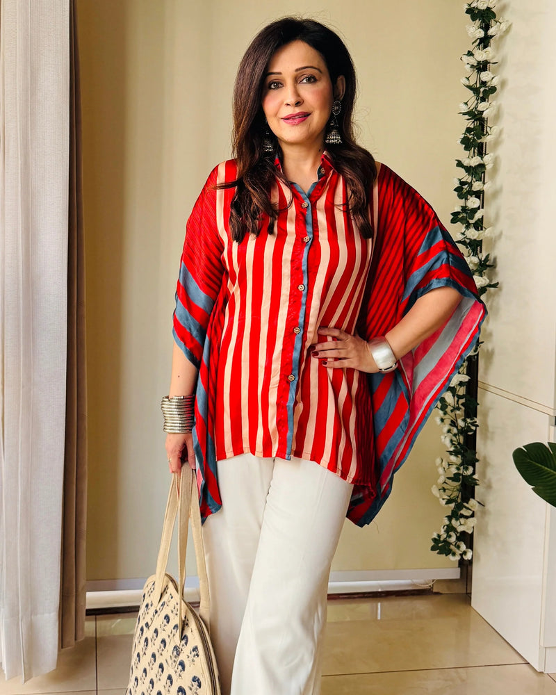 Stripe & Shine Kaftan Top – By Reet Lifestyle