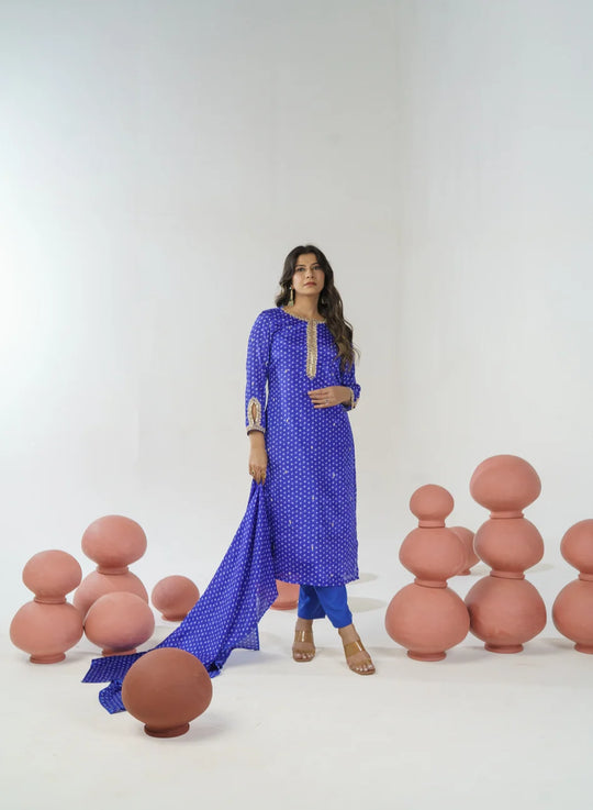 Jamuni Riwaayat Printed Suit Set