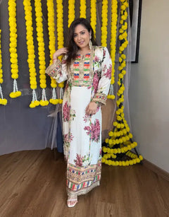 Mahira Garden Kaftan Dress