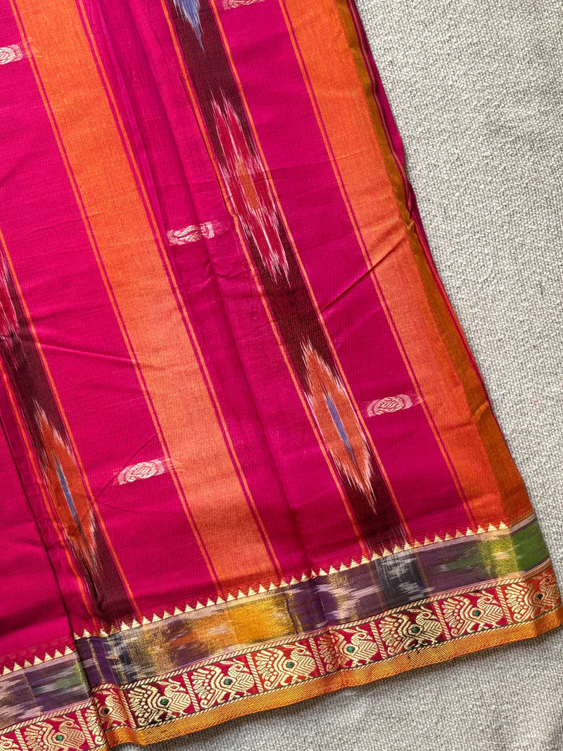 Rajsa Shahi Morpankh Cotton Saree