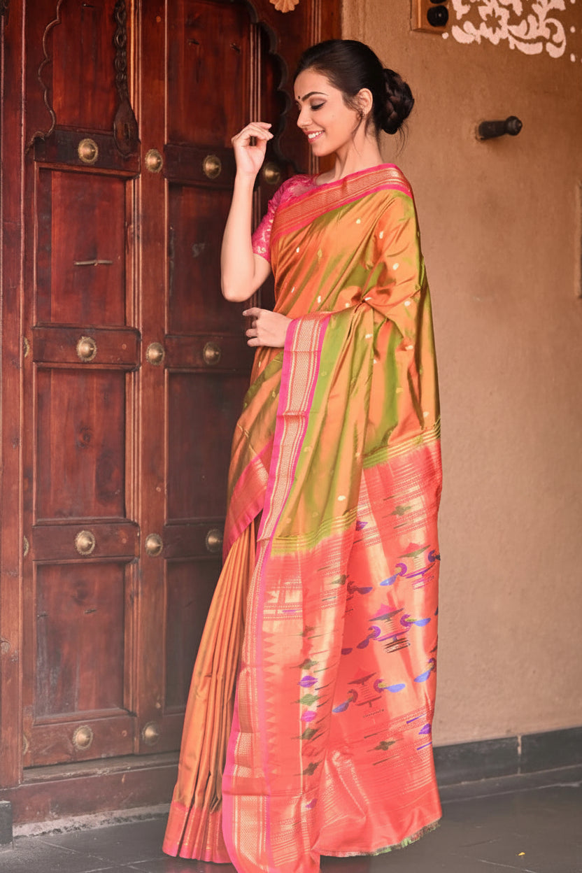 Kanak Noor Paithani Silk Saree