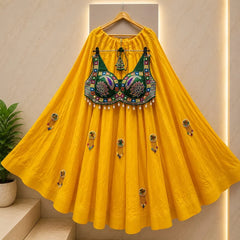 Mrunalini Rajwadi Mirror Lehenga Set