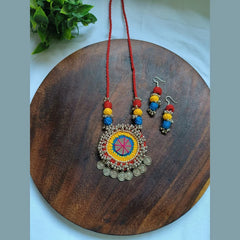 Rajvanya Heritage Mandala Necklace Set