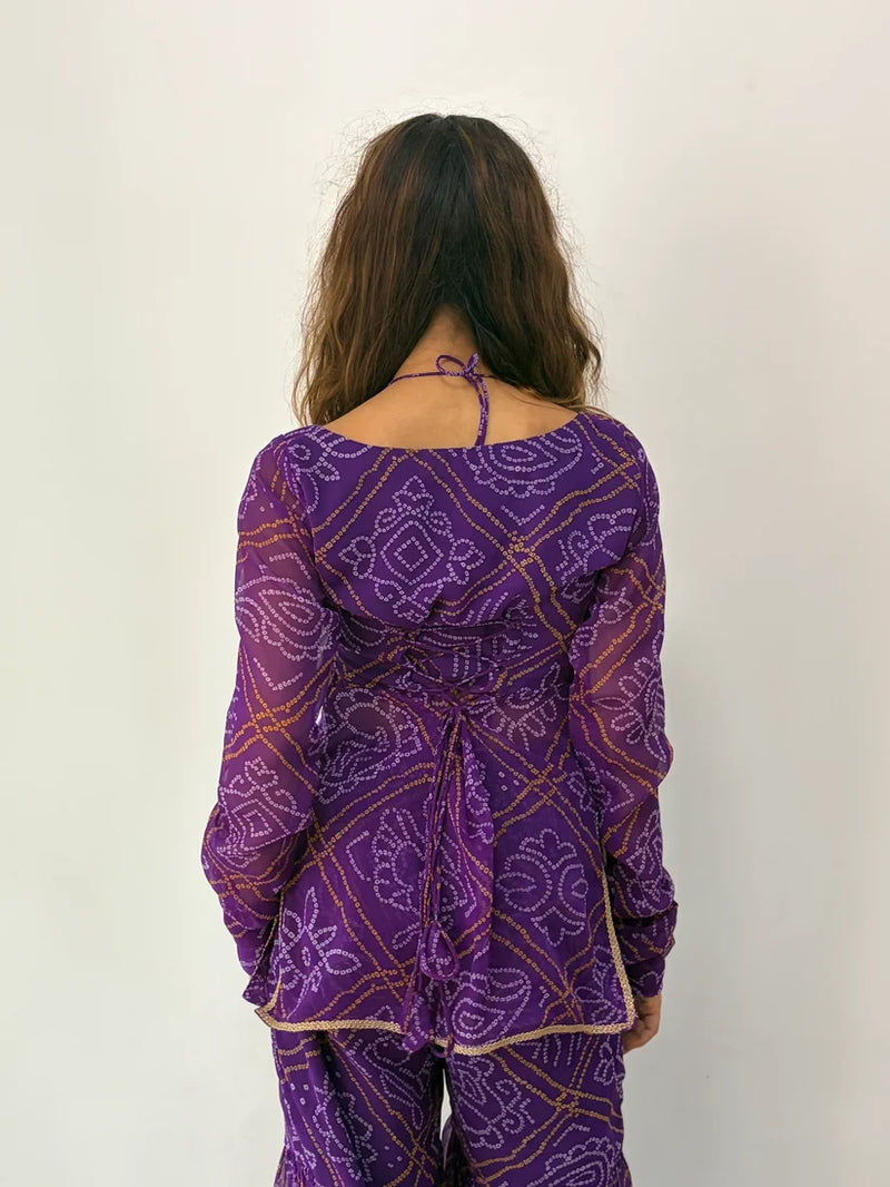 Rangmahal Kurti Sharara Set