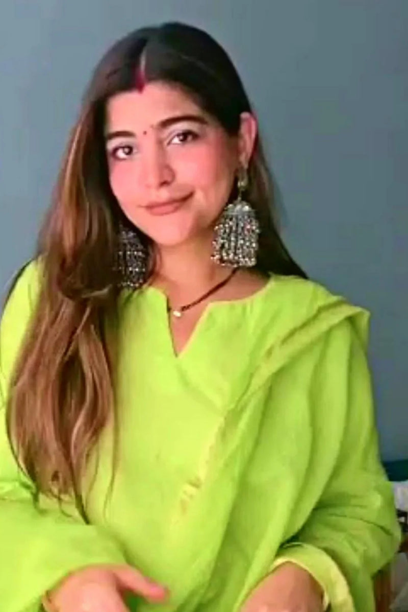 Lime Doria Suit Set