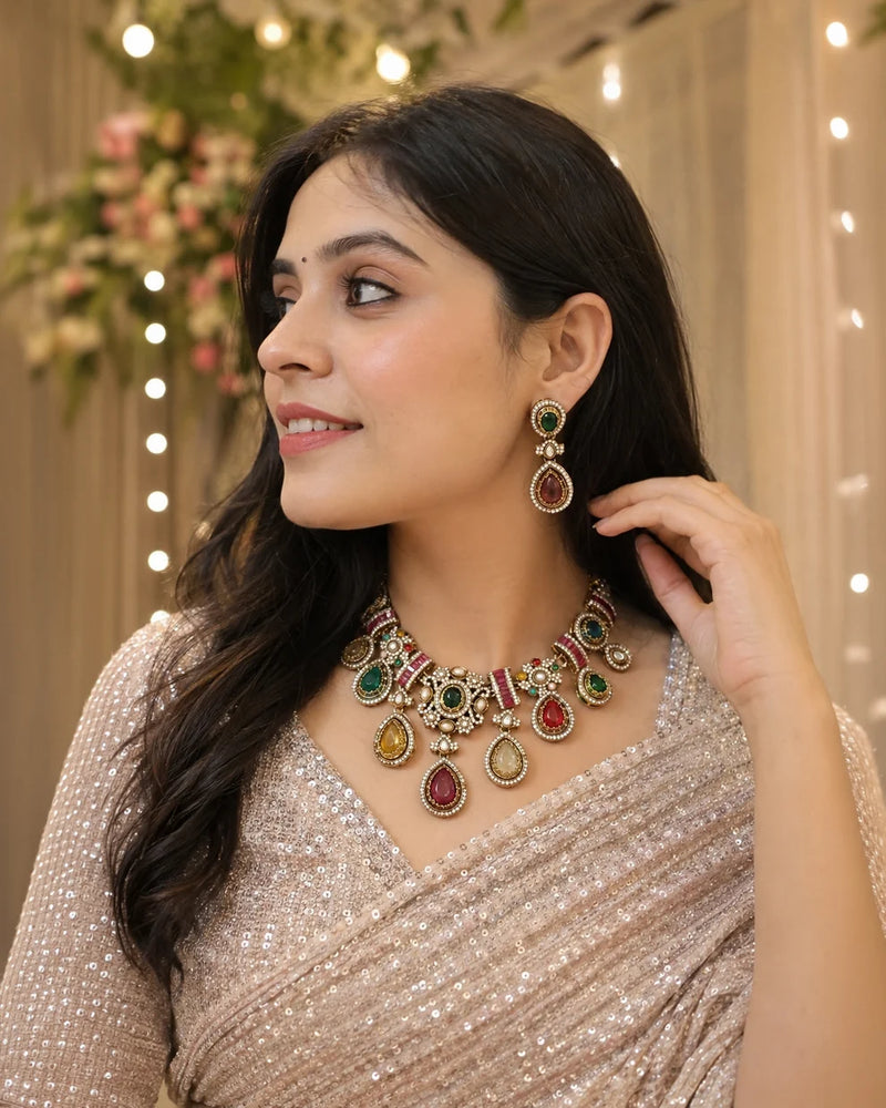 Ruhani Rajmahal Necklace Set