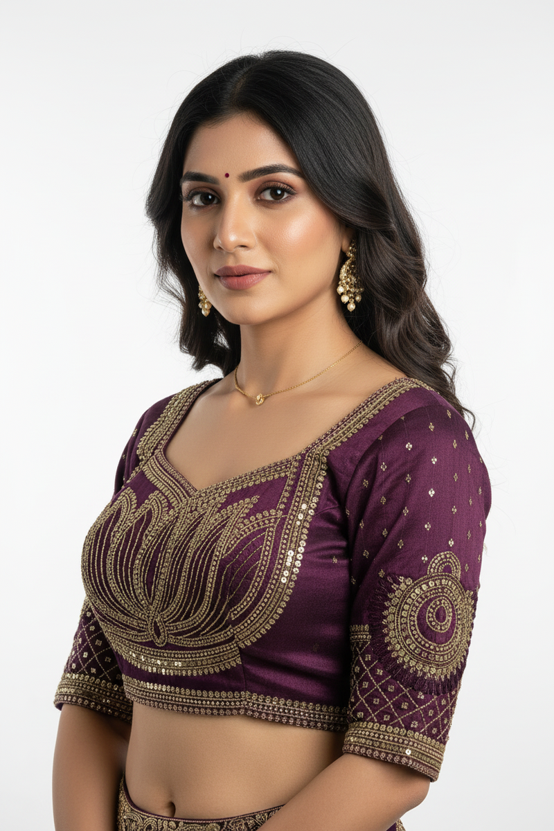Rajvanya Royal Lotus Bridal Blouse