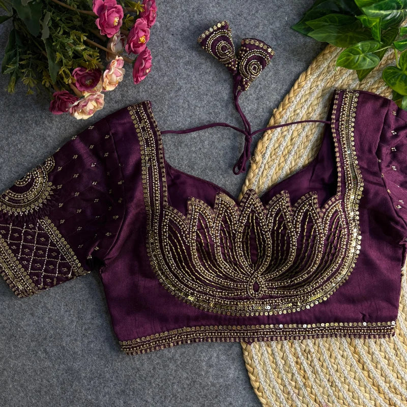 Rajvanya Royal Lotus Bridal Blouse