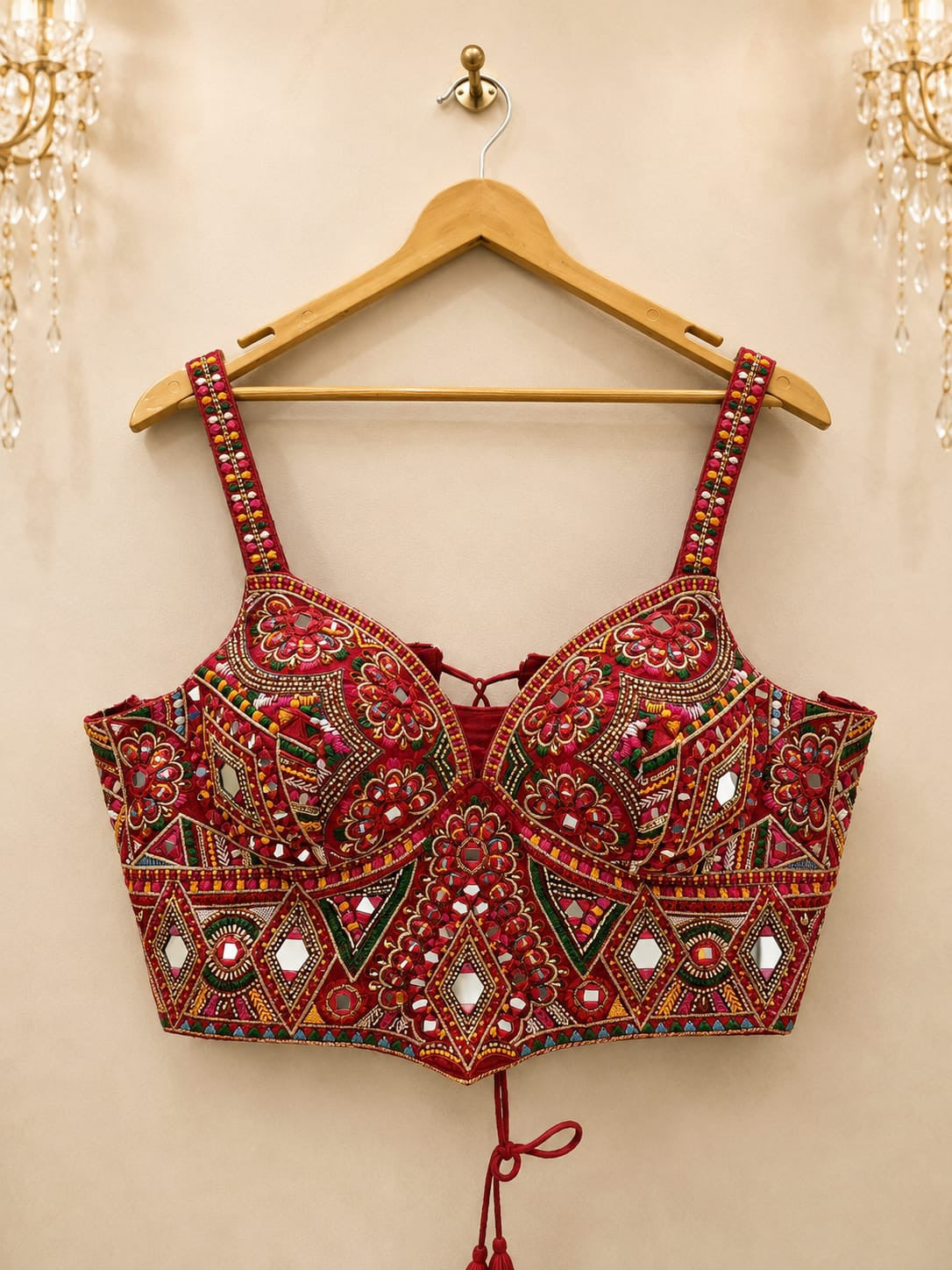 Rajrani Navrang Mirror Corset Blouse ✨
