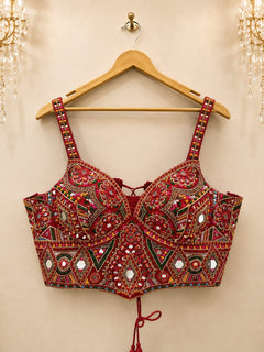 Rajrani Navrang Mirror Corset Blouse ✨