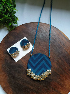 Rajvanya Midnight Ghungroo Necklace Set