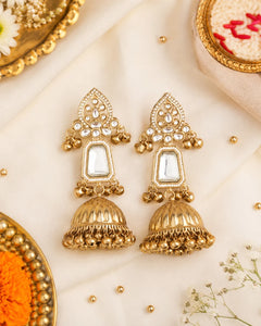 Rajmahal Ghungroo Statement Jhumkas