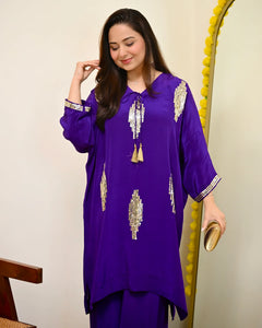 Ruhani Violet Festive Co-ord