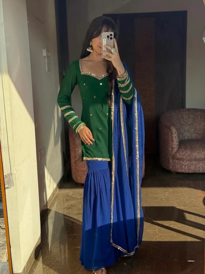 Mehrunisa Sharara Suit