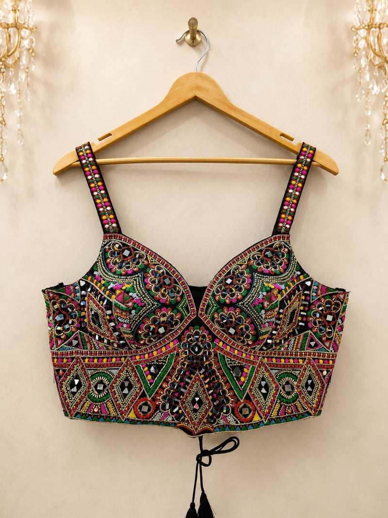 Rajrani Navrang Mirror Corset Blouse ✨
