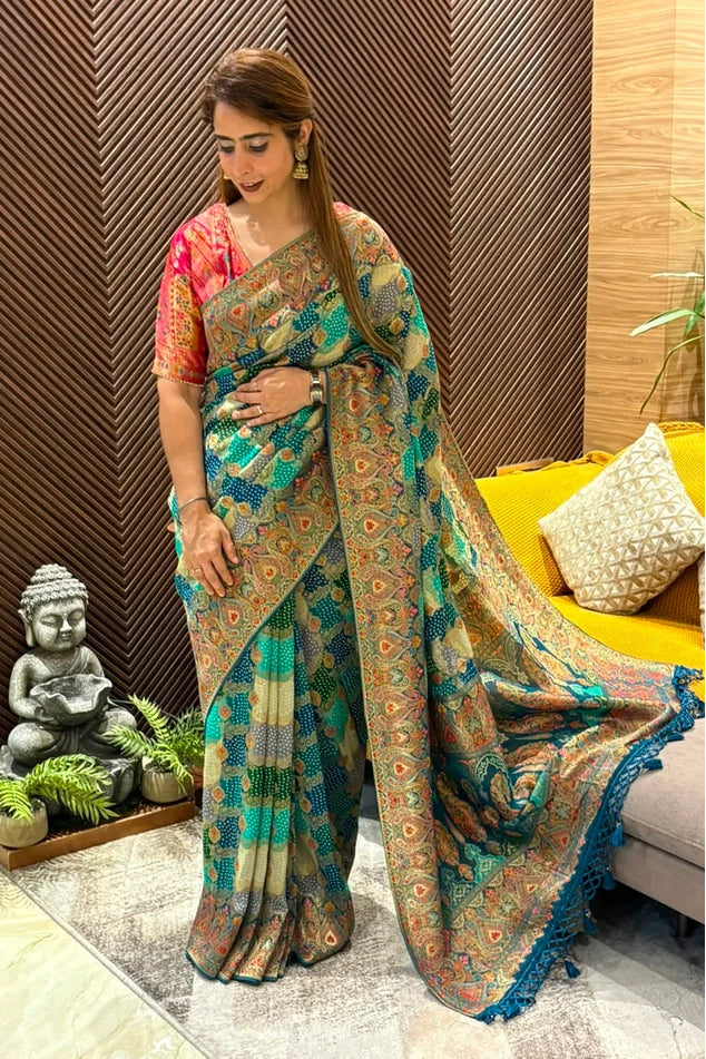 Ziyaara Luxe Georgette Saree