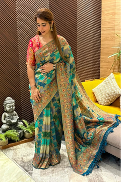 Ziyaara Luxe Georgette Saree