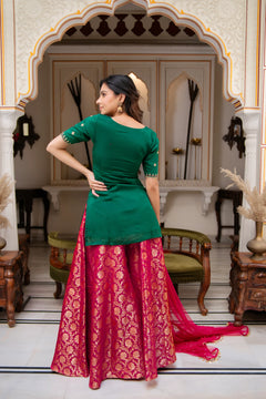 Rang-e-Gulshan Sharara Set